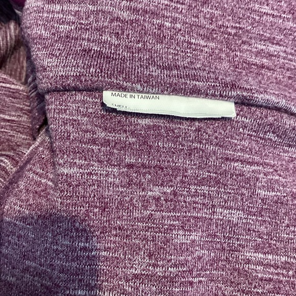 prAna Ember Top XL Purple Heather Long Sleeve Funnel Neck Pullover - Picture 7 of 7
